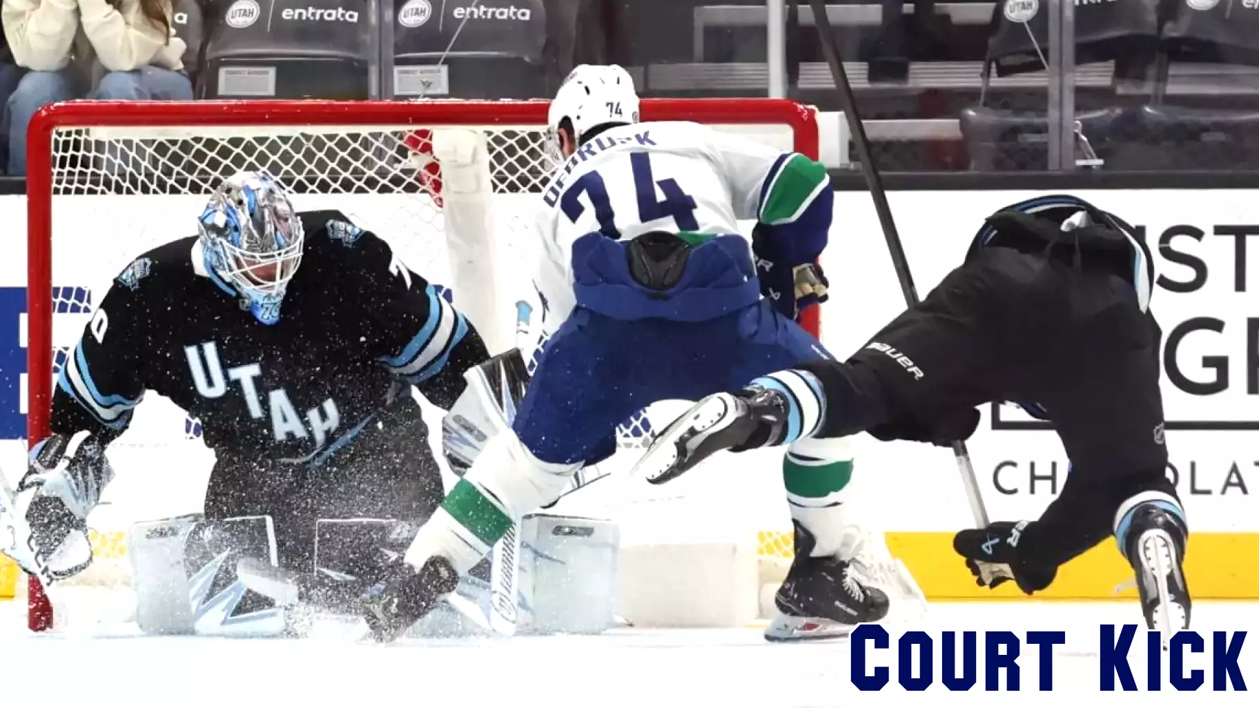 Canucks Suffer Another Defeat Against Utah in Close Match