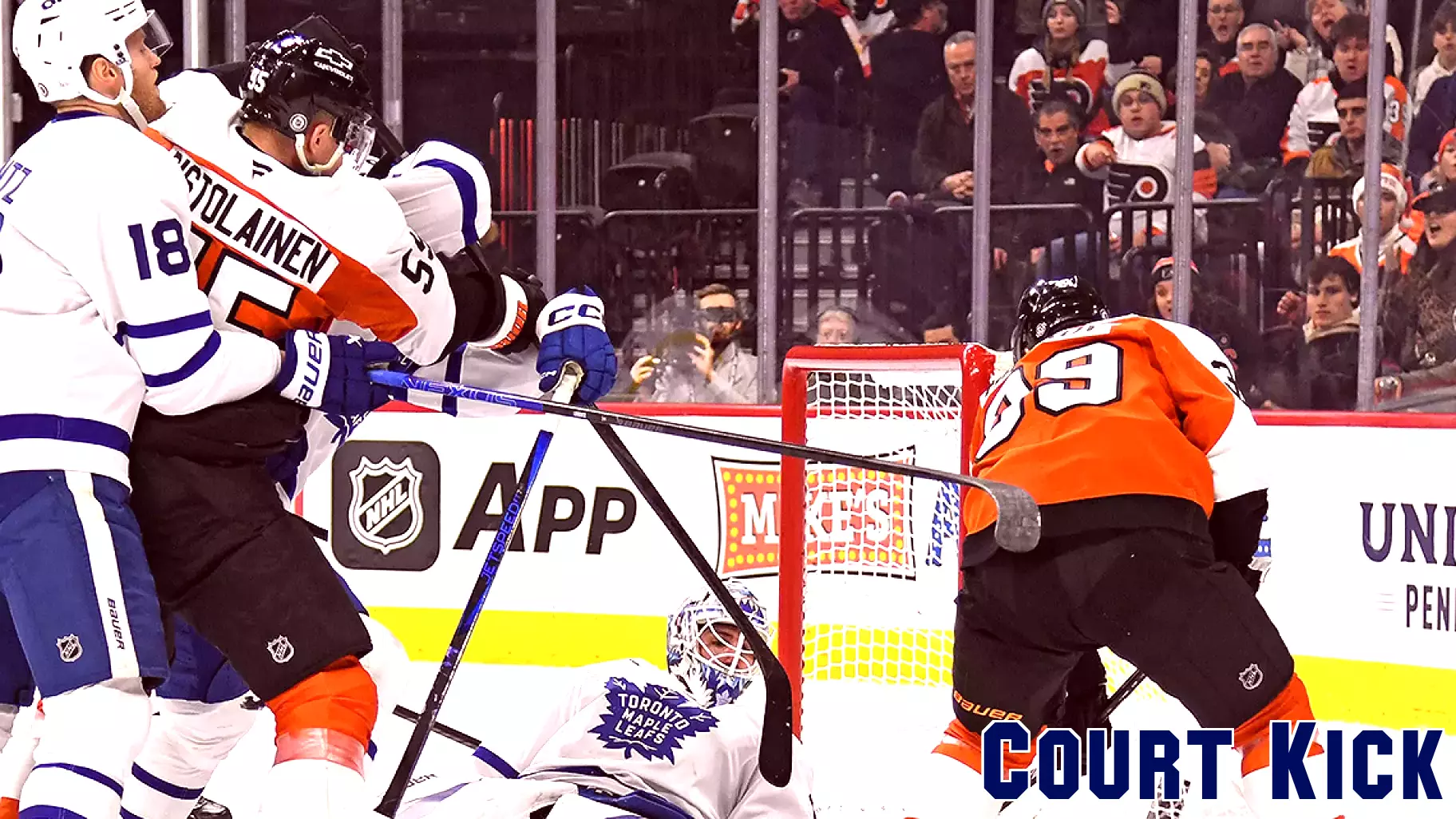 Flyers Face Off Against Maple Leafs, Suffer Narrow Defeat